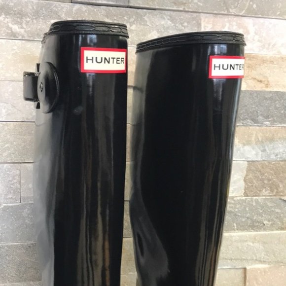 HUNTER Original Tour Gloss Packable Rain Boot - Picture 8 of 10